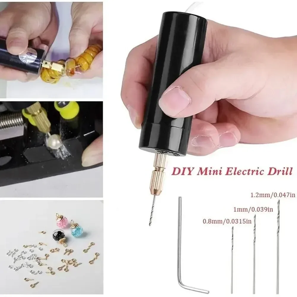 Woodworking Resin - Mini perceuse électrique portative, bricolage, outils