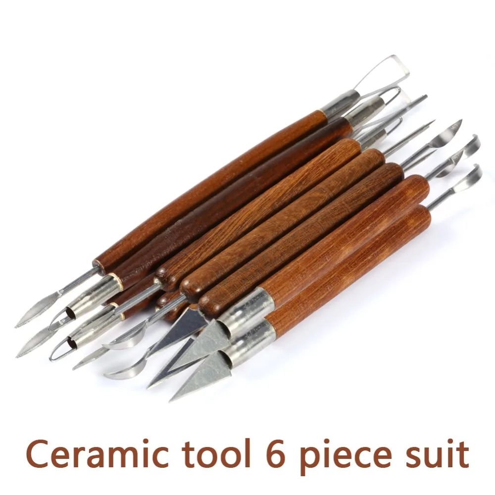 Wood Chisel Set - 6 pièces outil de sculpture poterie